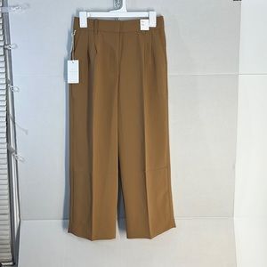 Wilfred Tan Wide-Leg Pants